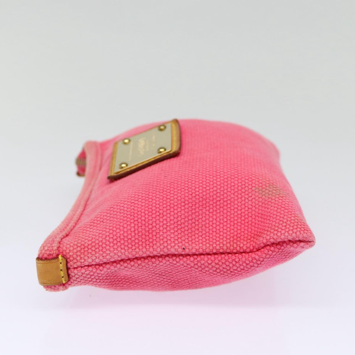 Louis Vuitton Antigua Pink Canvas Clutch Bag