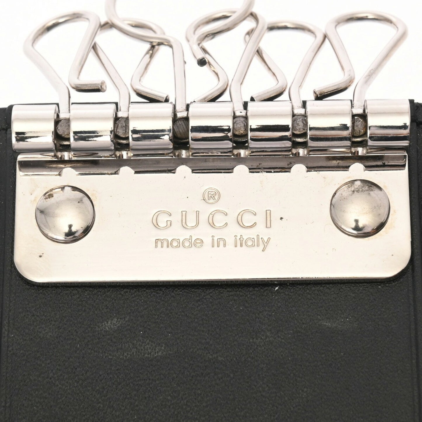 Gucci Key case Black Leather Wallet Accessories