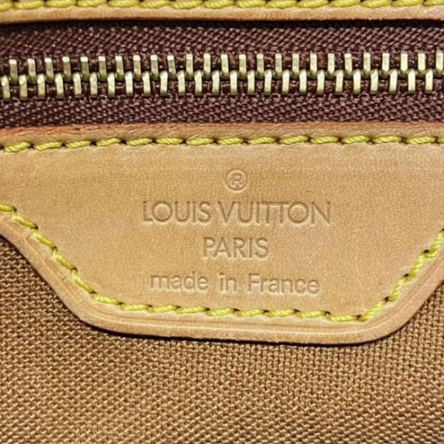 Louis Vuitton Looping Brown Canvas Shopper Bag