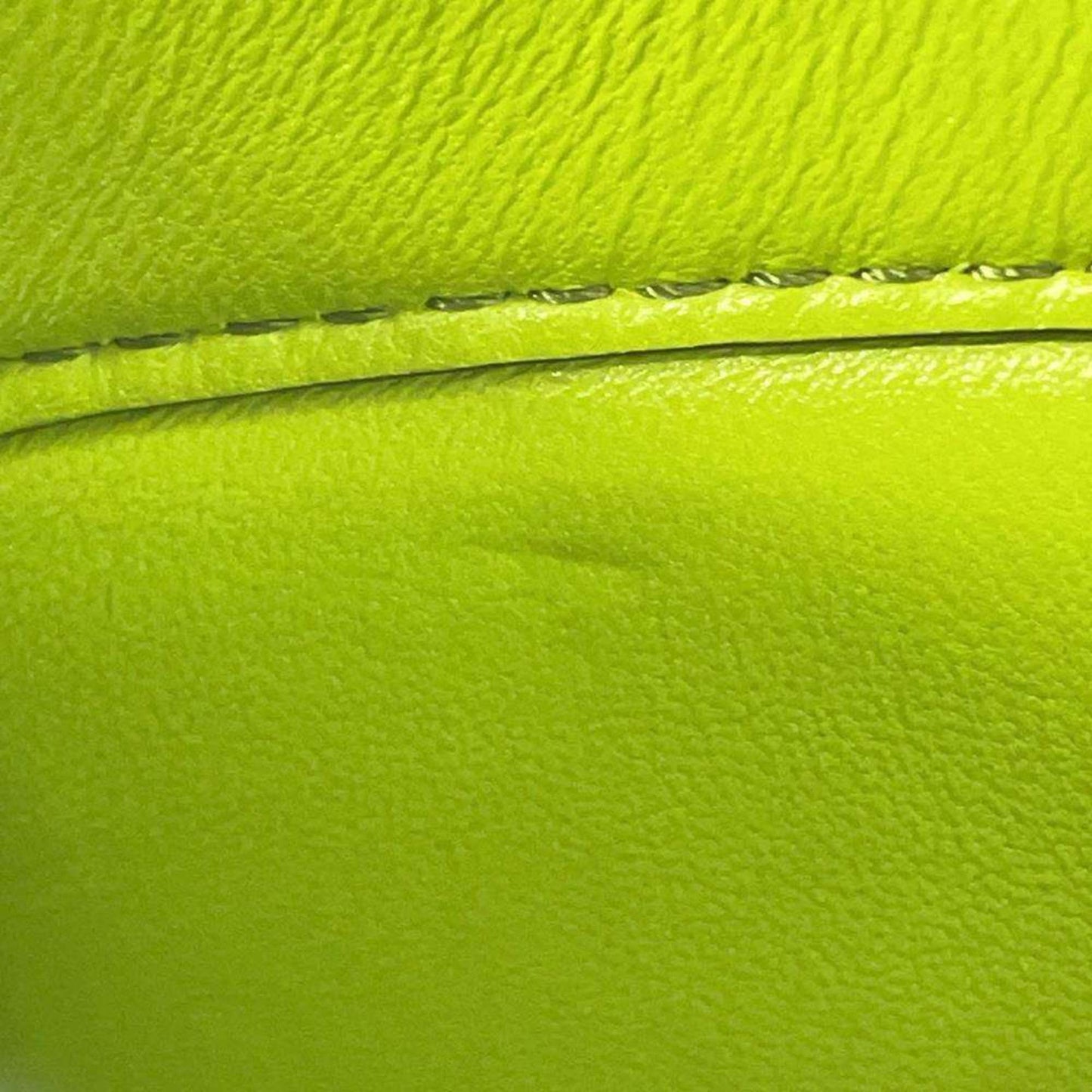 Fendi Peekaboo Green Leather Hand Bag