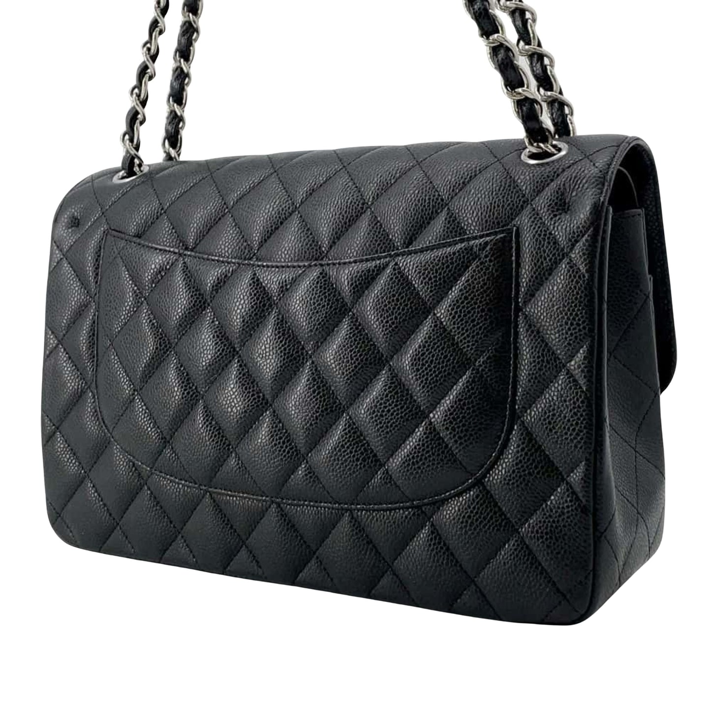 Chanel Timeless Black Leather Shoulder Bag