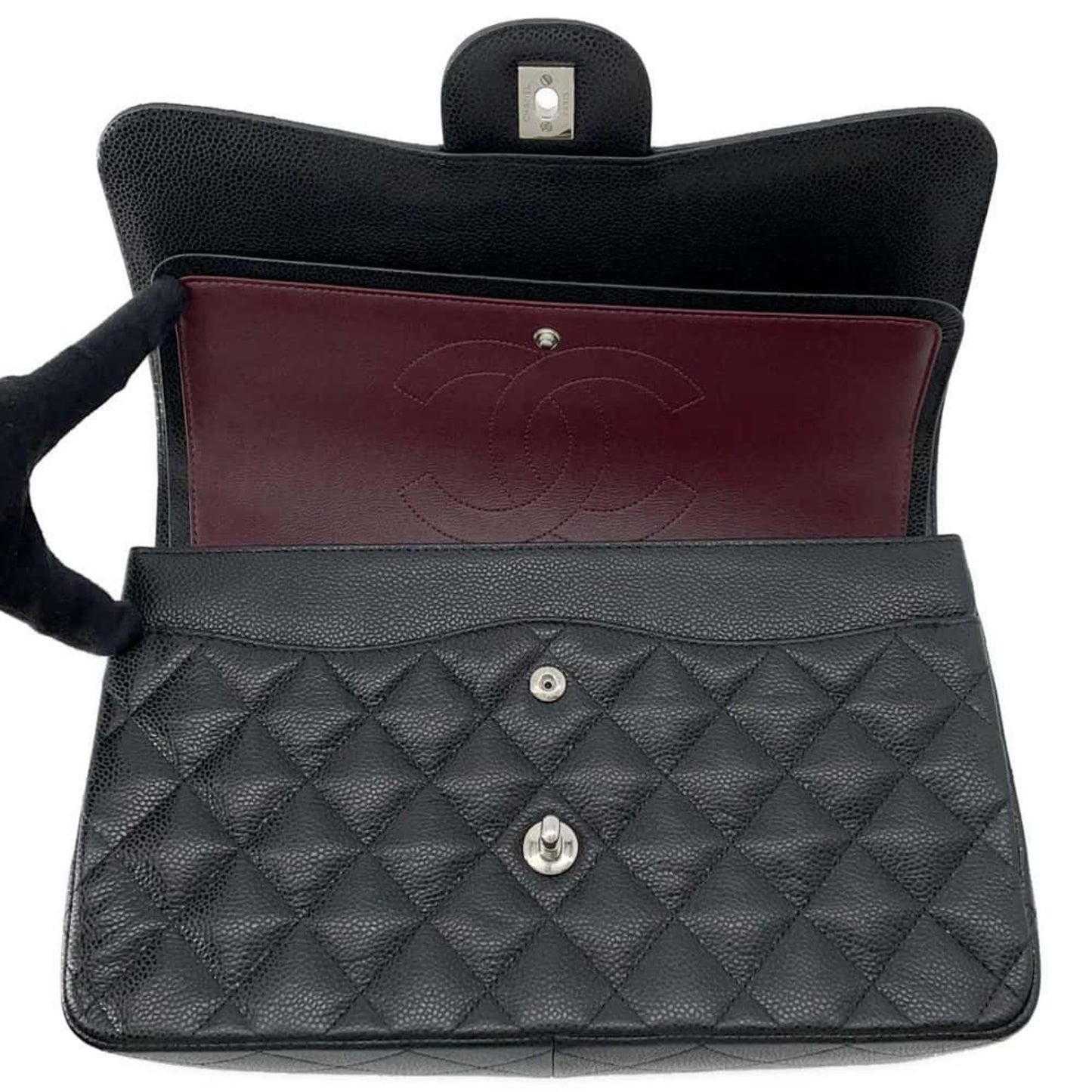 Chanel Timeless Black Leather Shoulder Bag