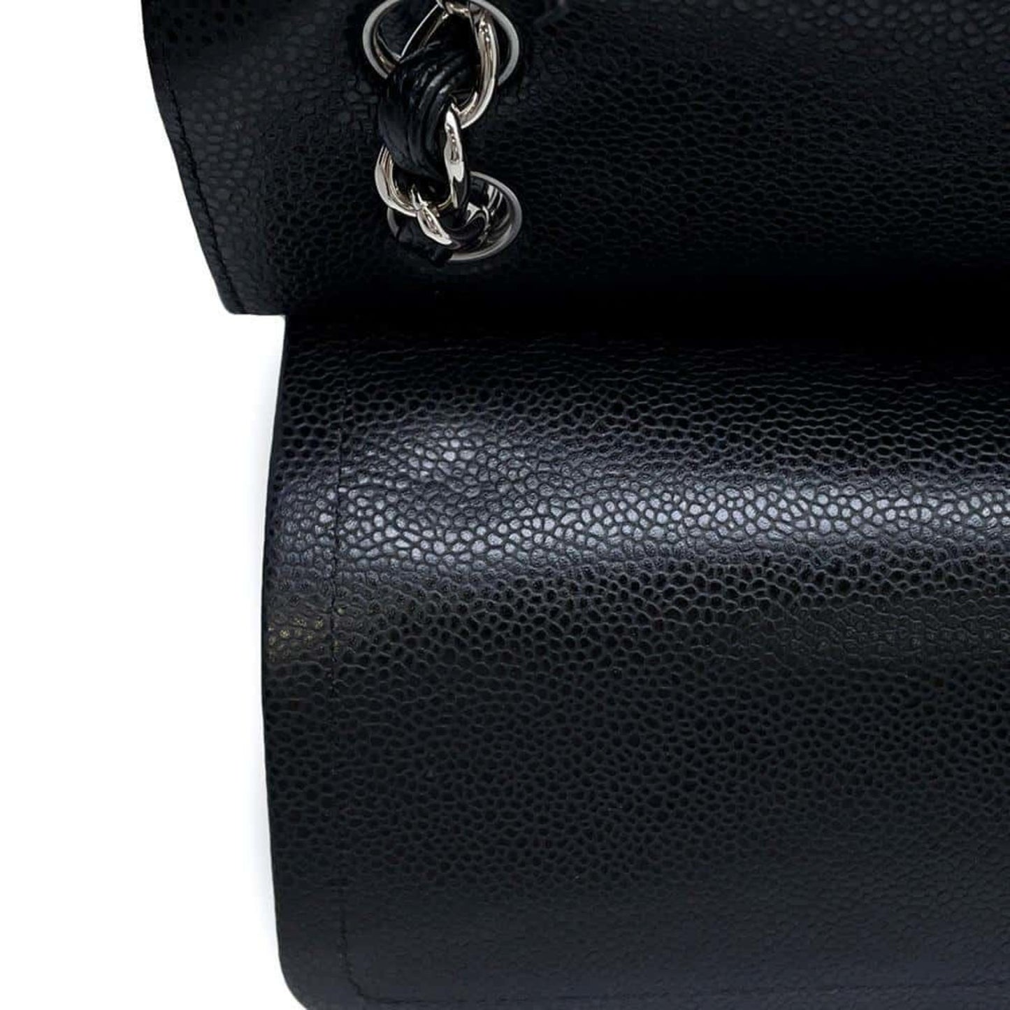 Chanel Timeless Black Leather Shoulder Bag