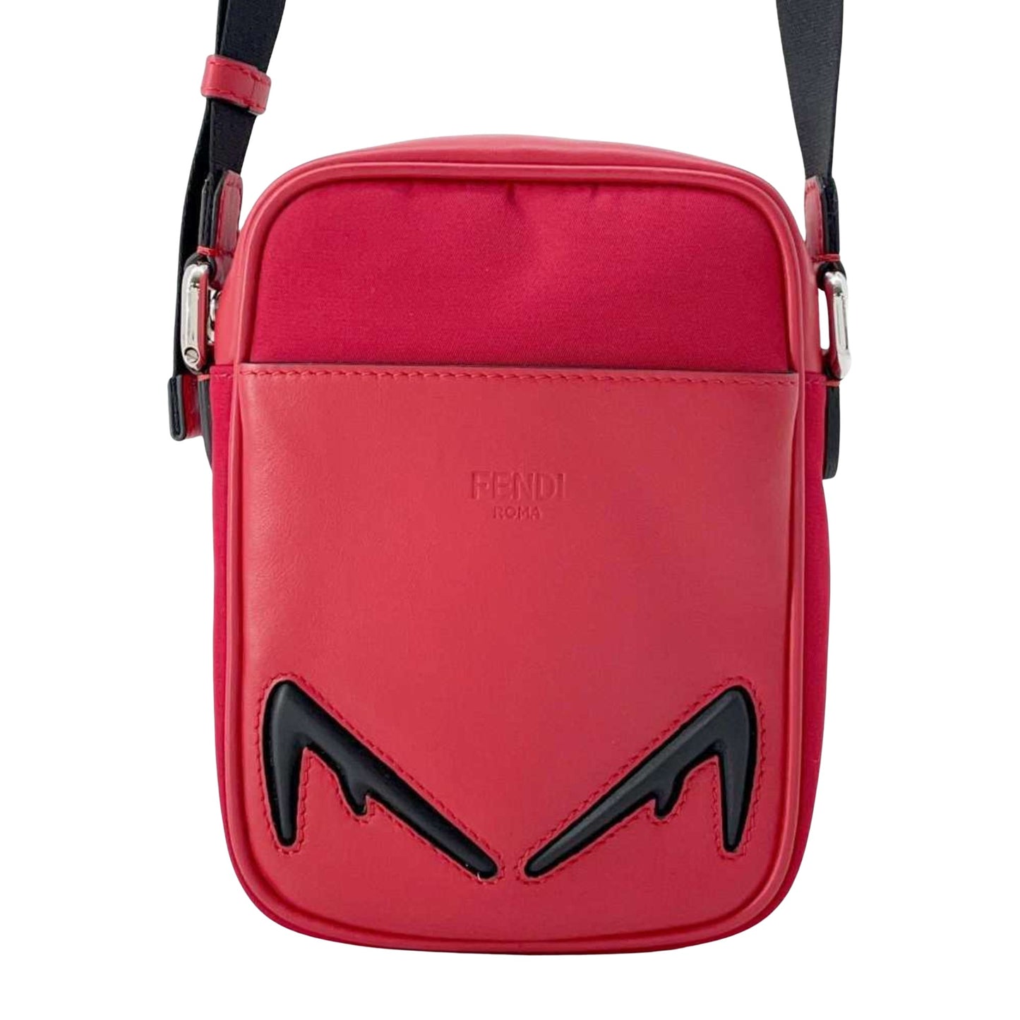 Fendi Monster Red Synthetic Shoulder Bag