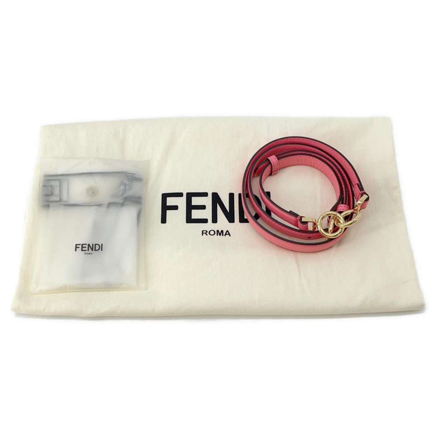 Fendi Peekaboo Pink Leather Hand Bag