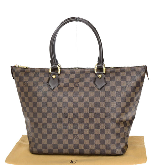 Louis Vuitton Saleya Brown Canvas Hand Bag