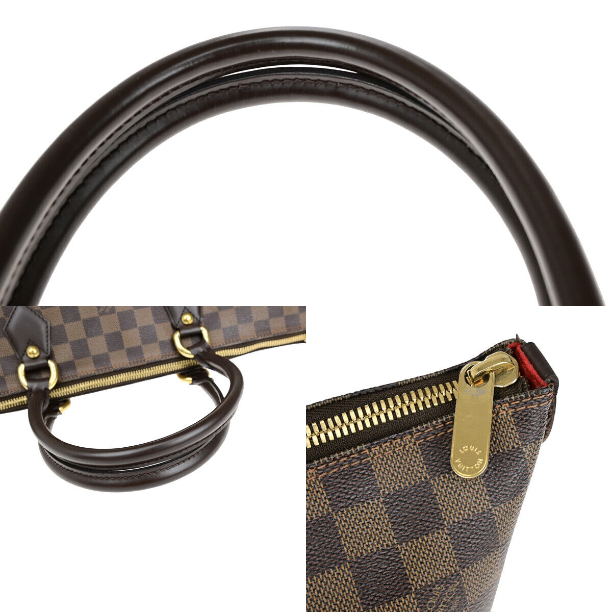 Louis Vuitton Saleya Brown Canvas Hand Bag