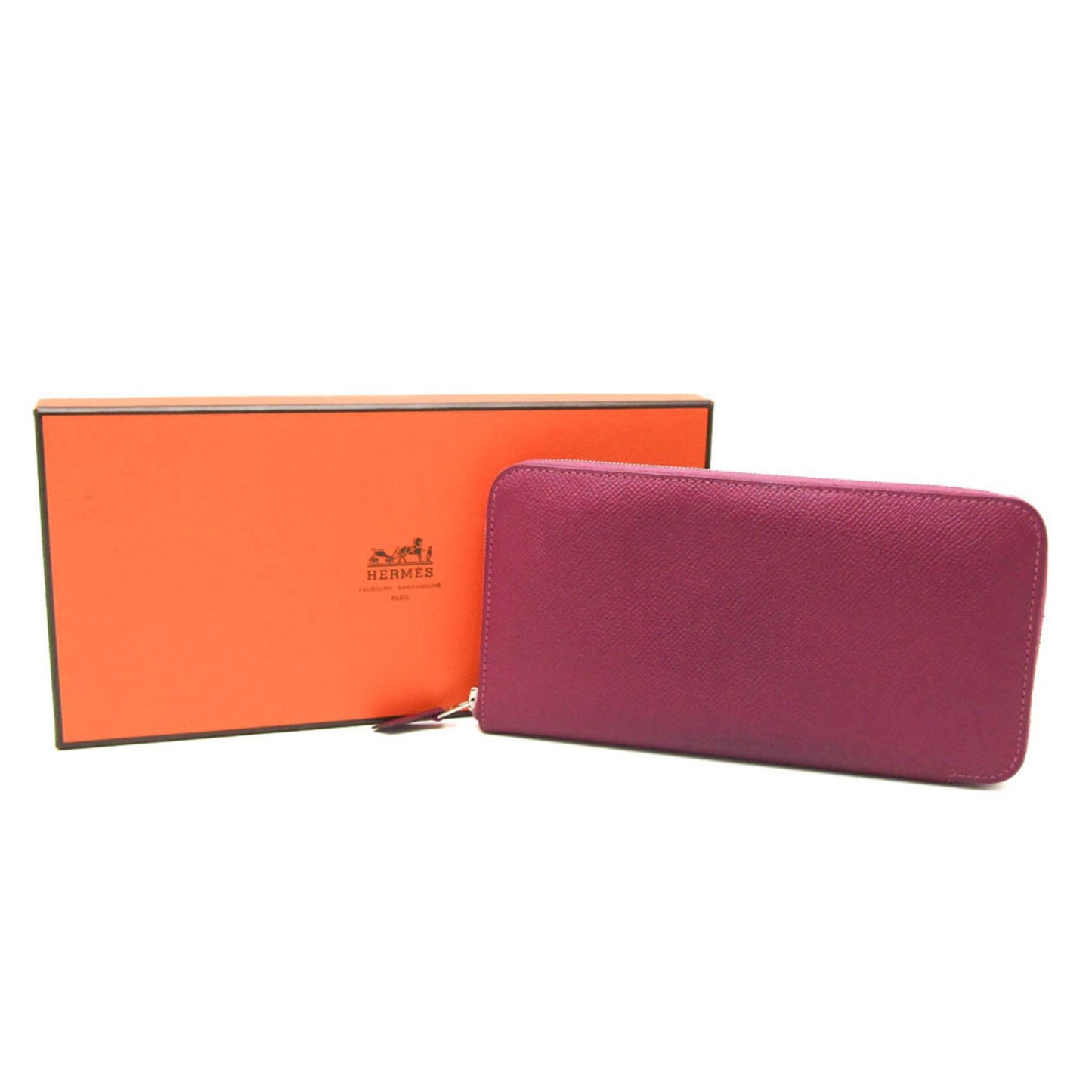 Hermès Azap Purple Leather Wallet Accessories