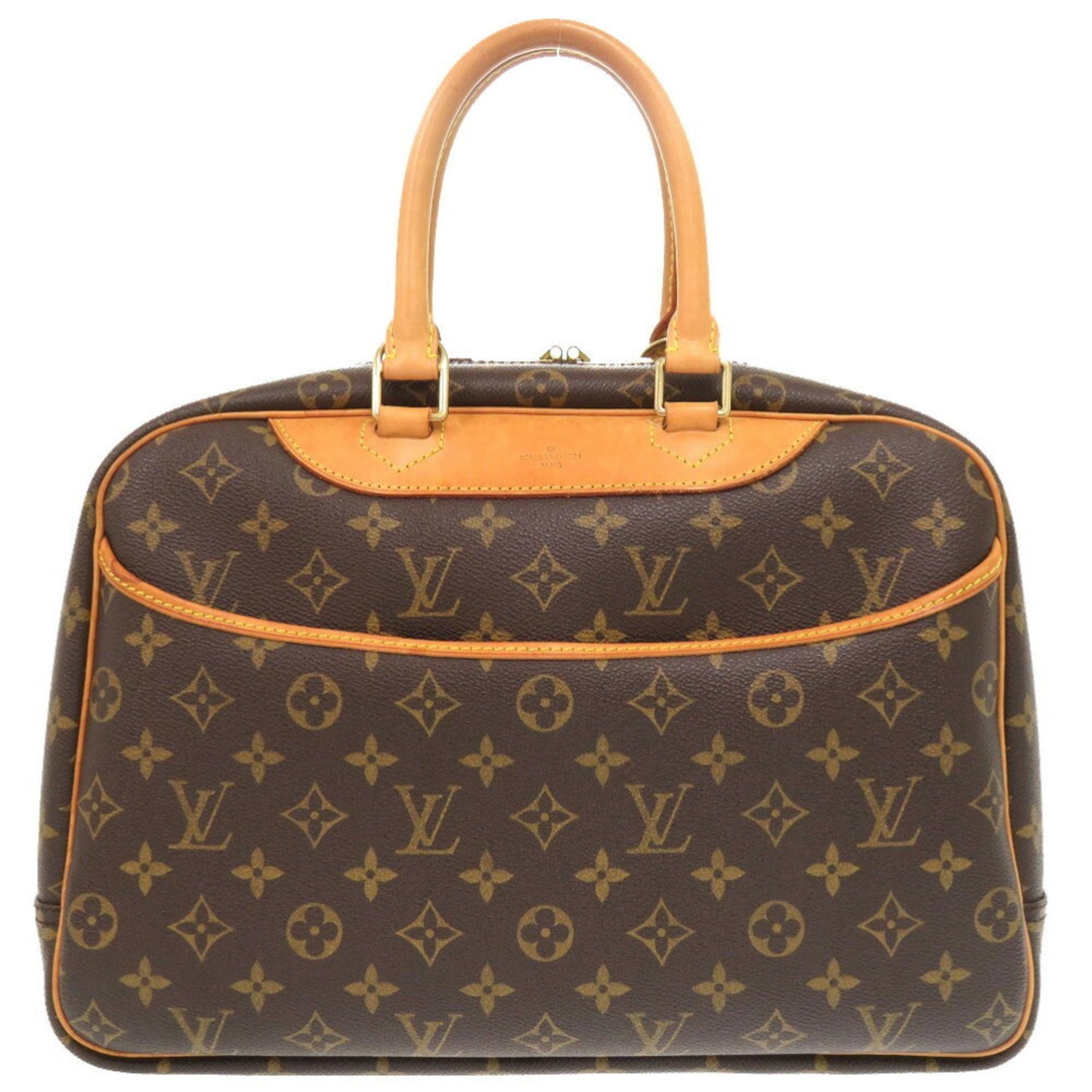 Louis Vuitton Deauville Brown Canvas Hand Bag