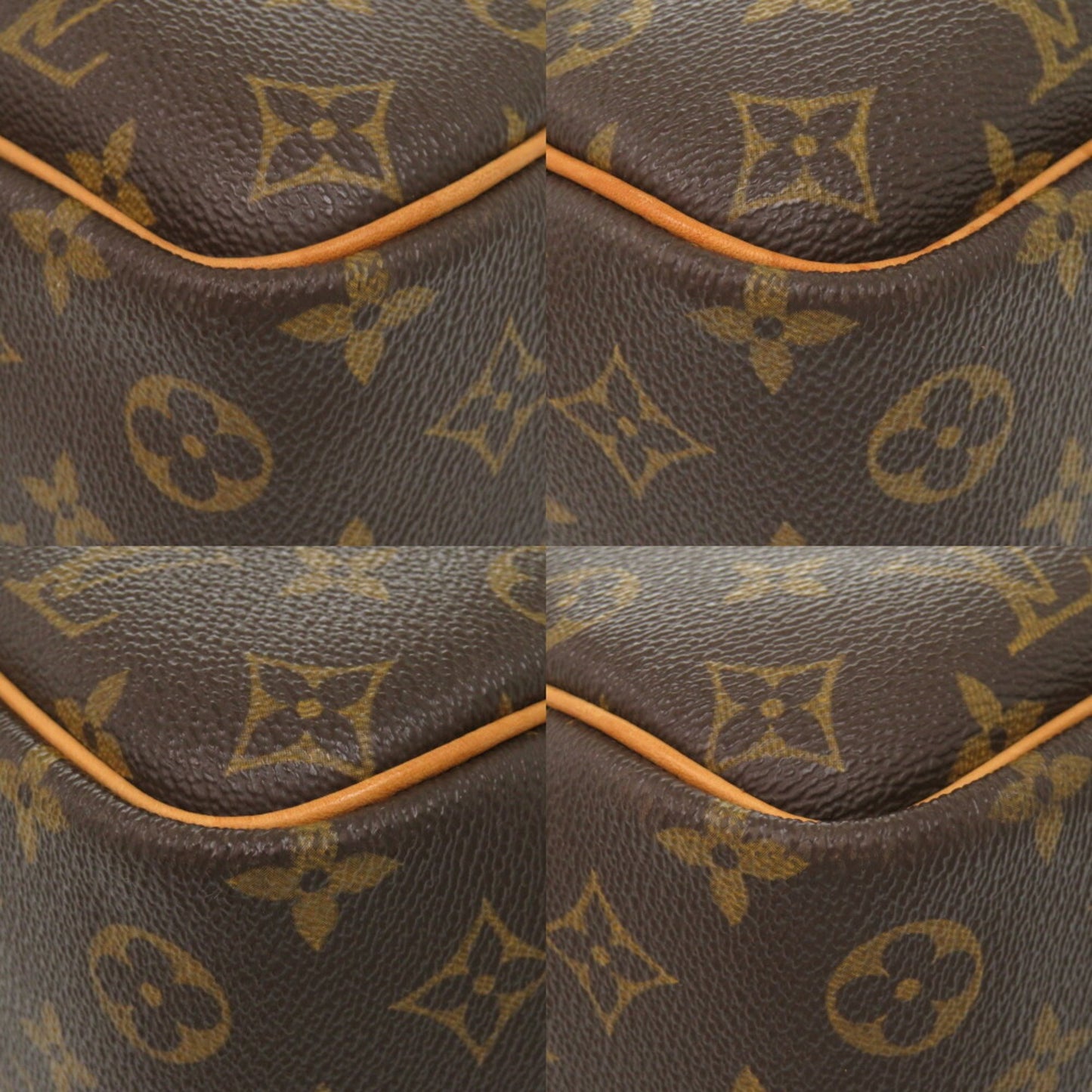 Louis Vuitton Deauville Brown Canvas Hand Bag