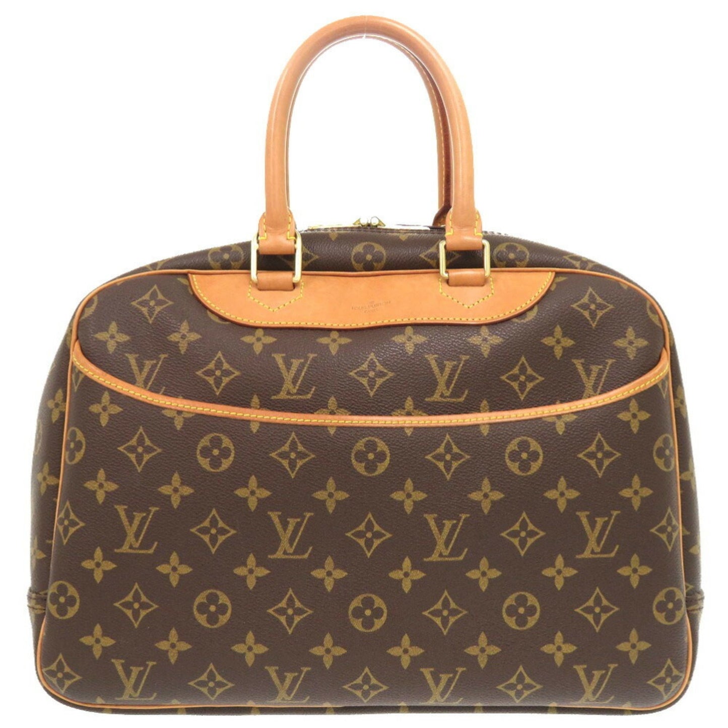 Louis Vuitton Deauville Brown Canvas Hand Bag