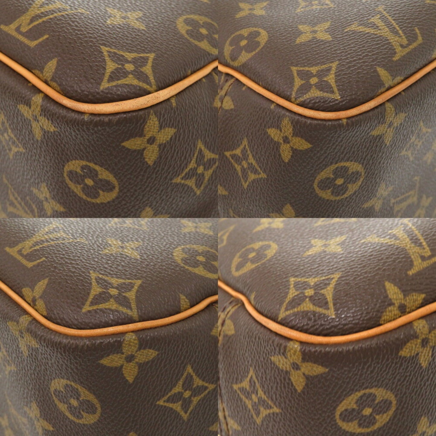 Louis Vuitton Deauville Brown Canvas Hand Bag