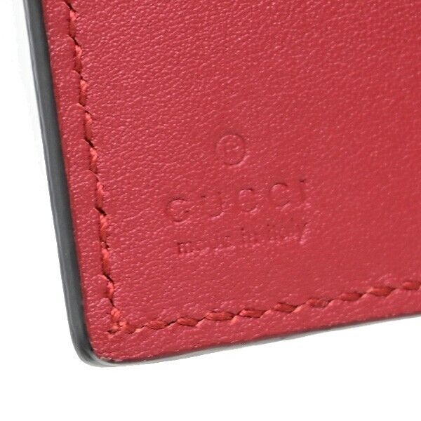 Gucci Sylvie Red Leather Wallet Accessories