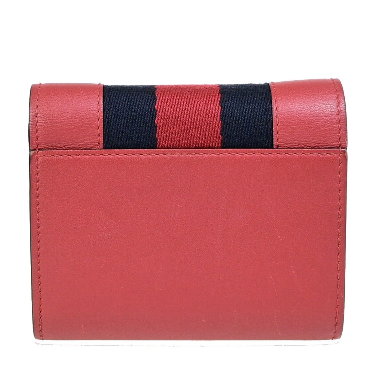 Gucci Sylvie Red Leather Wallet Accessories