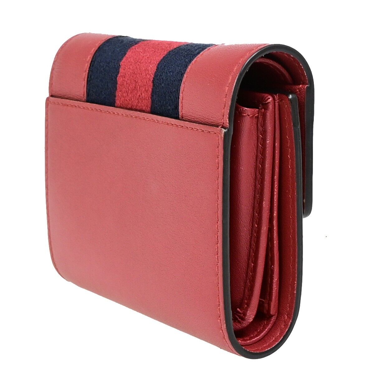 Gucci Sylvie Red Leather Wallet Accessories