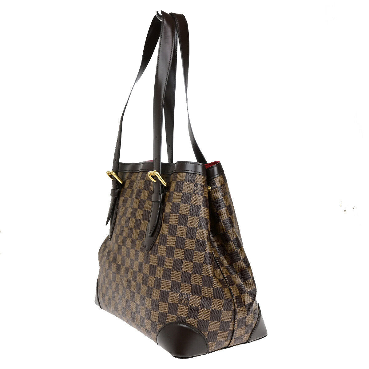 Louis Vuitton Hampstead Brown Canvas Hand Bag