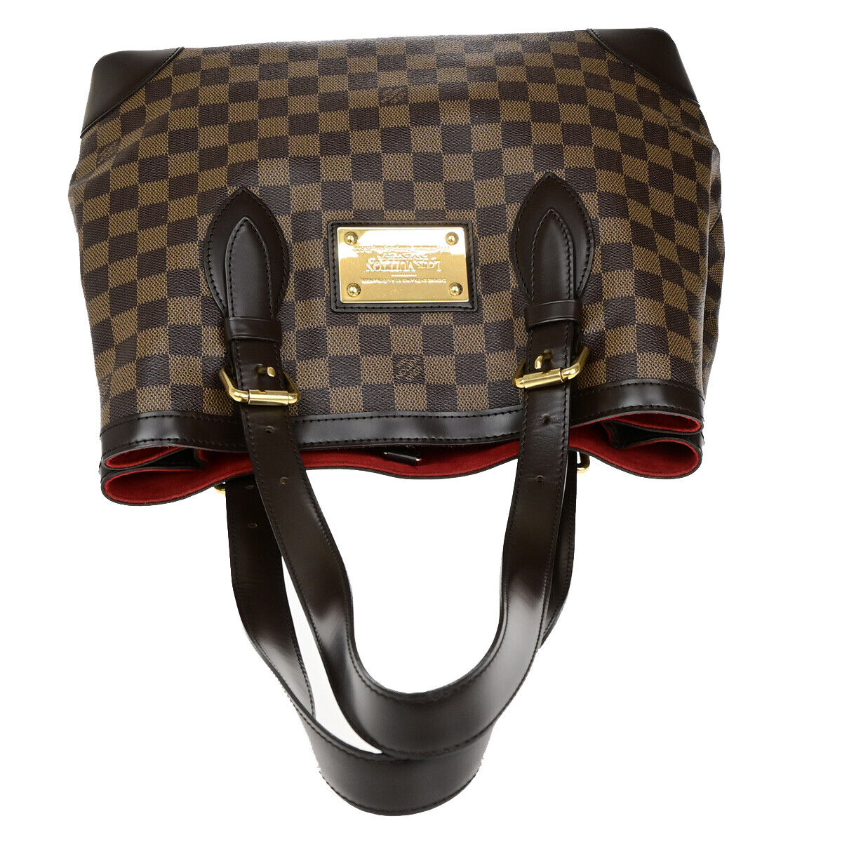 Louis Vuitton Hampstead Brown Canvas Hand Bag