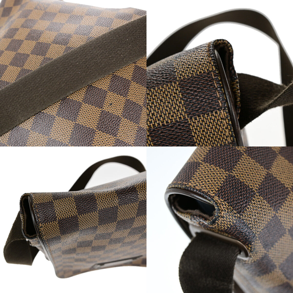 Louis Vuitton Brooklyn Brown Canvas Hand Bag