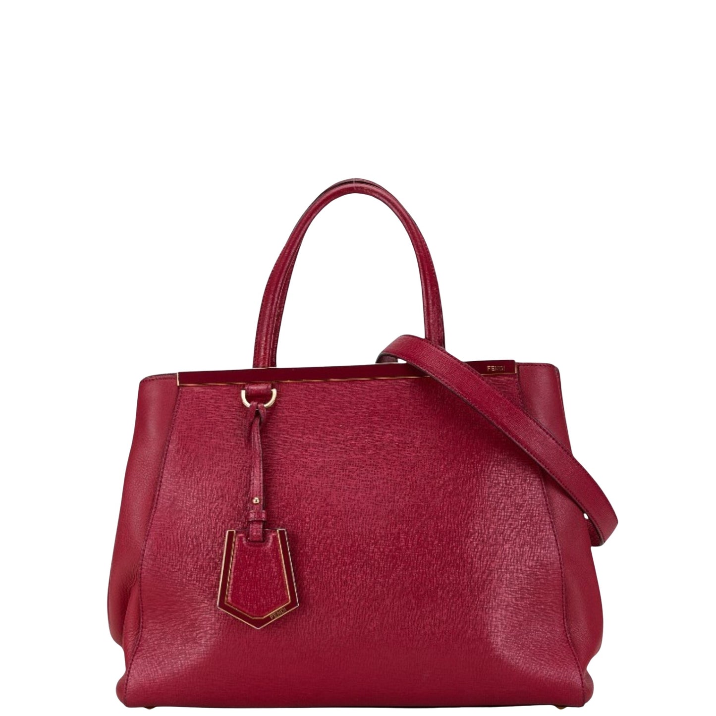 Fendi Red Leather Hand Bag