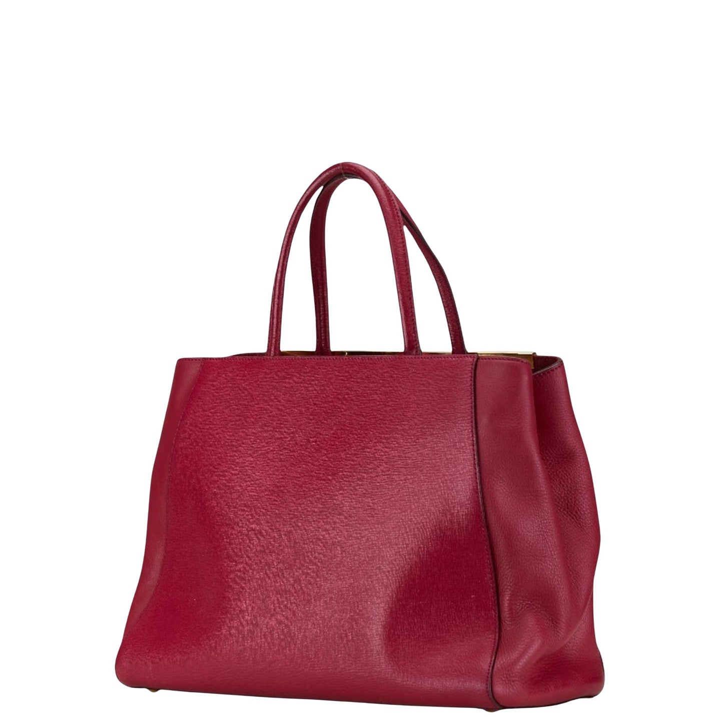 Fendi Red Leather Hand Bag