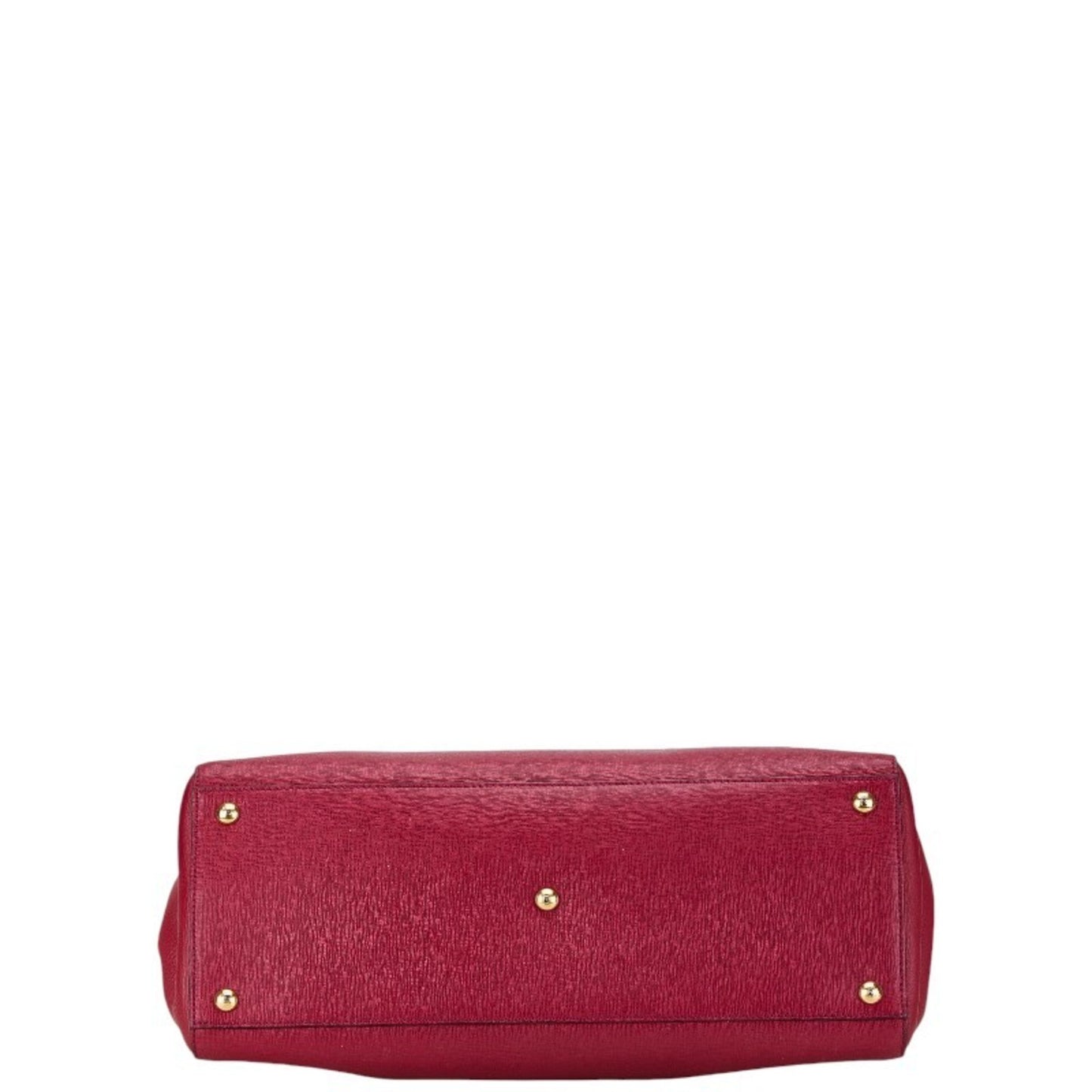 Fendi Red Leather Hand Bag