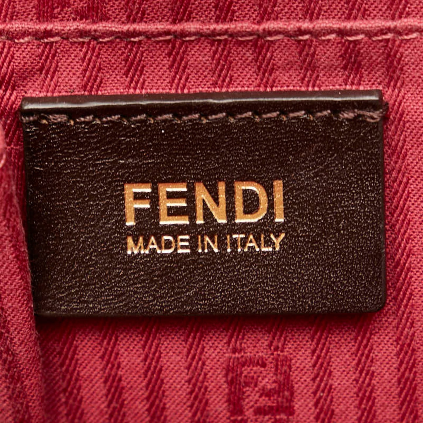 Fendi Red Leather Hand Bag