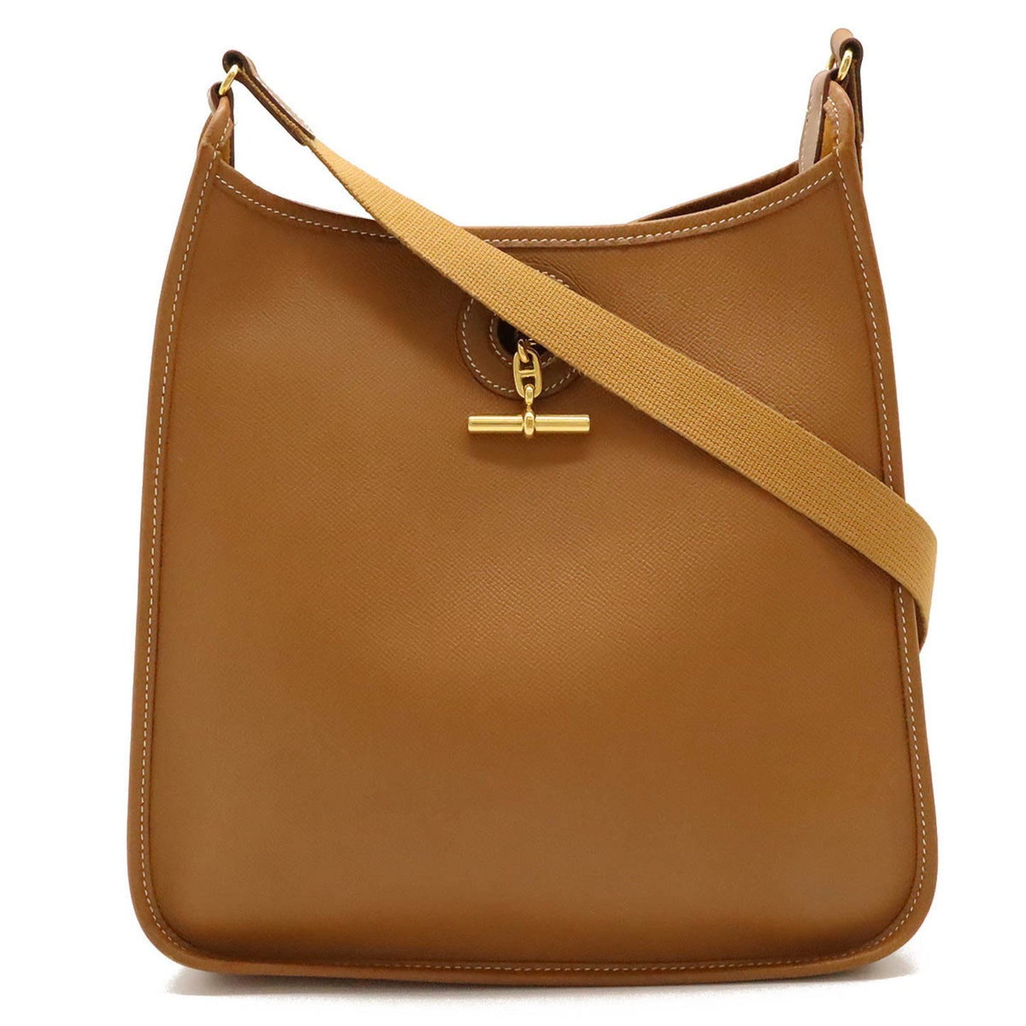 Hermès Vespa Brown Leather Shoulder Bag