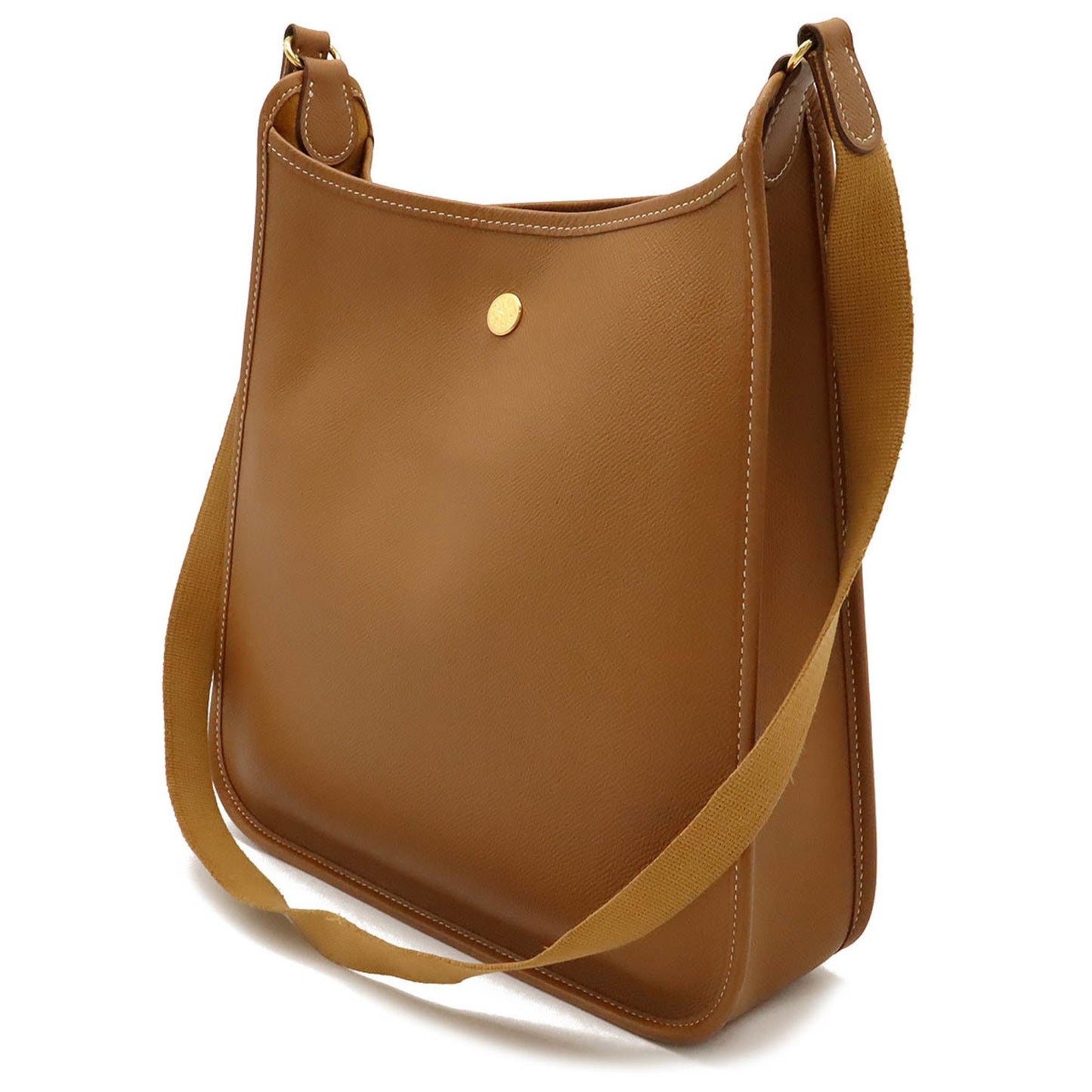 Hermès Vespa Brown Leather Shoulder Bag