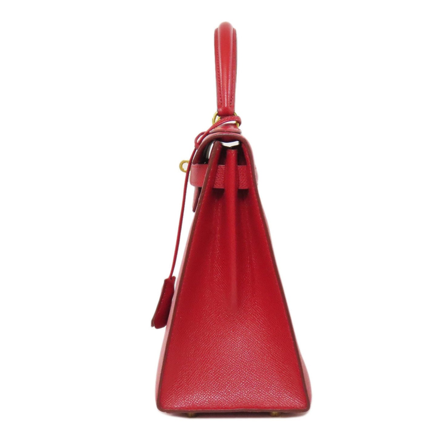 Hermès Kelly 28 Red Leather Hand Bag