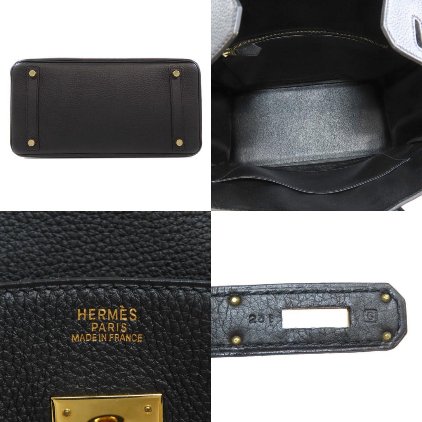 Hermès Birkin 30 Black Leather Hand Bag