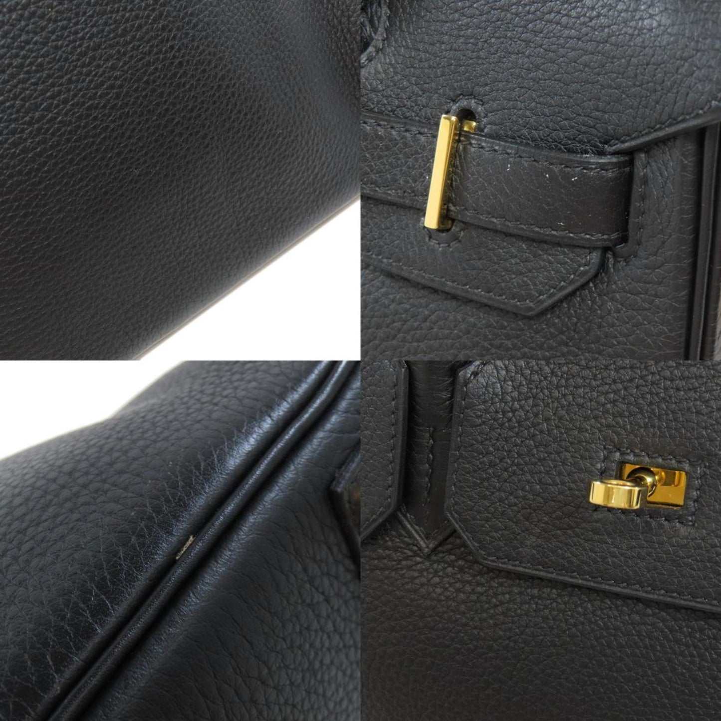 Hermès Birkin 30 Black Leather Hand Bag