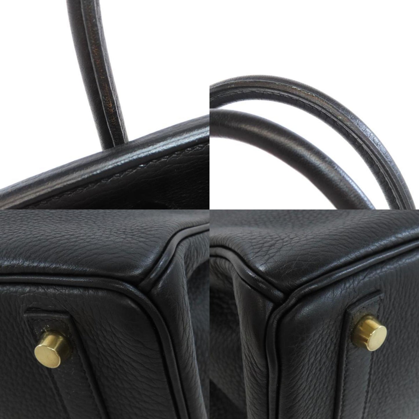 Hermès Birkin 30 Black Leather Hand Bag