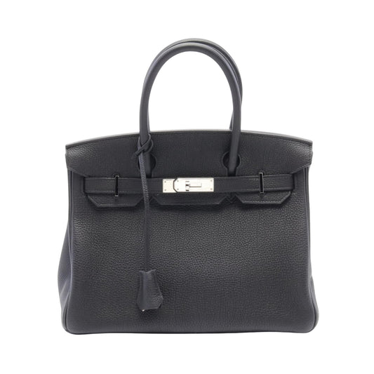 Hermès Birkin 30 Black Leather Hand Bag