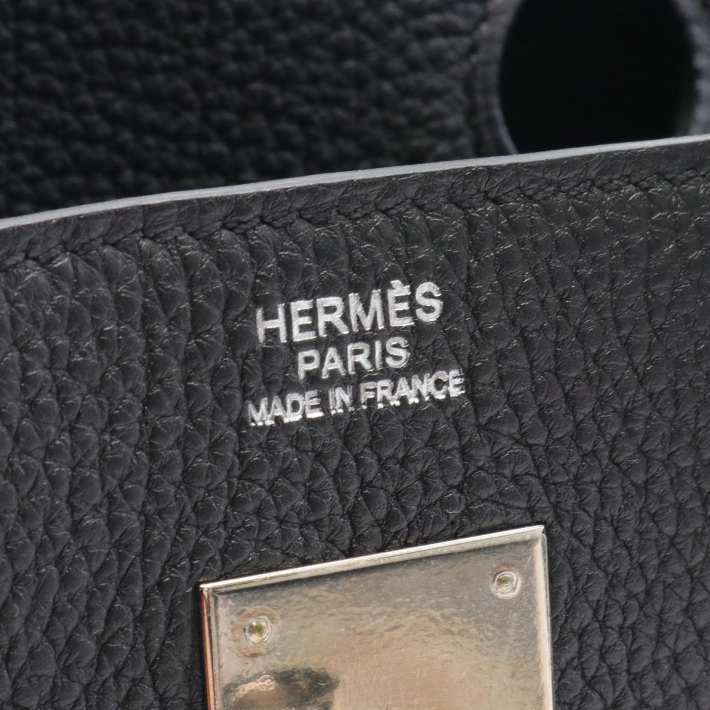 Hermès Birkin 30 Black Leather Hand Bag