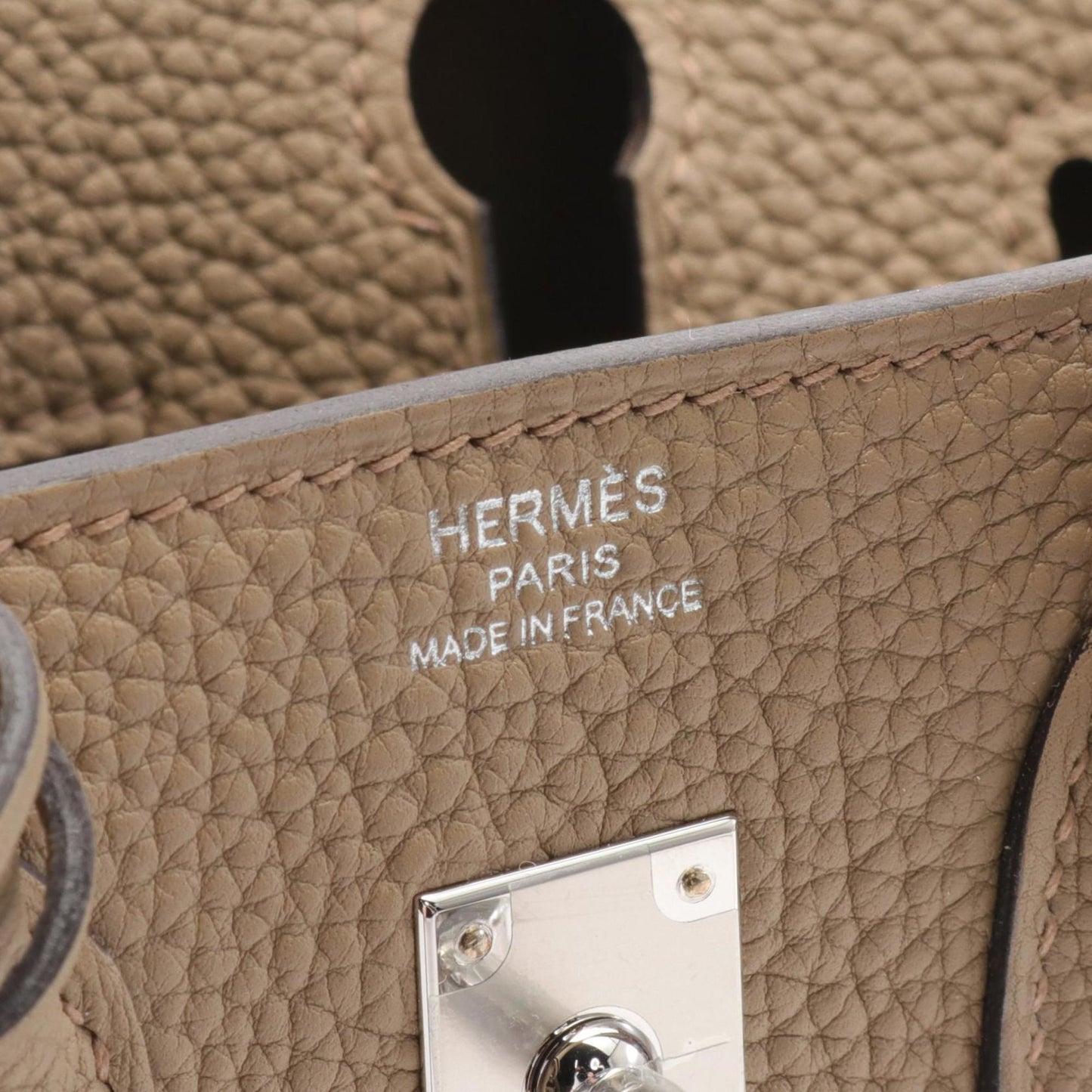 Hermès Birkin 25 Beige Leather Hand Bag