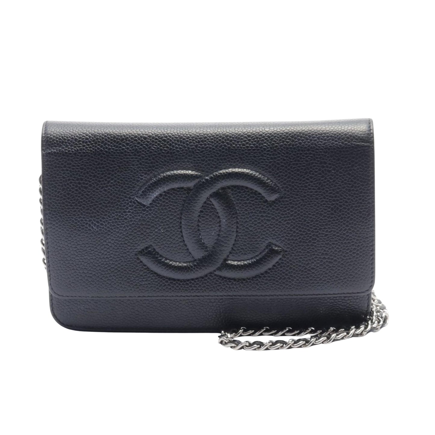 Chanel Wallet On Chain Black Leather Wallet Accessories