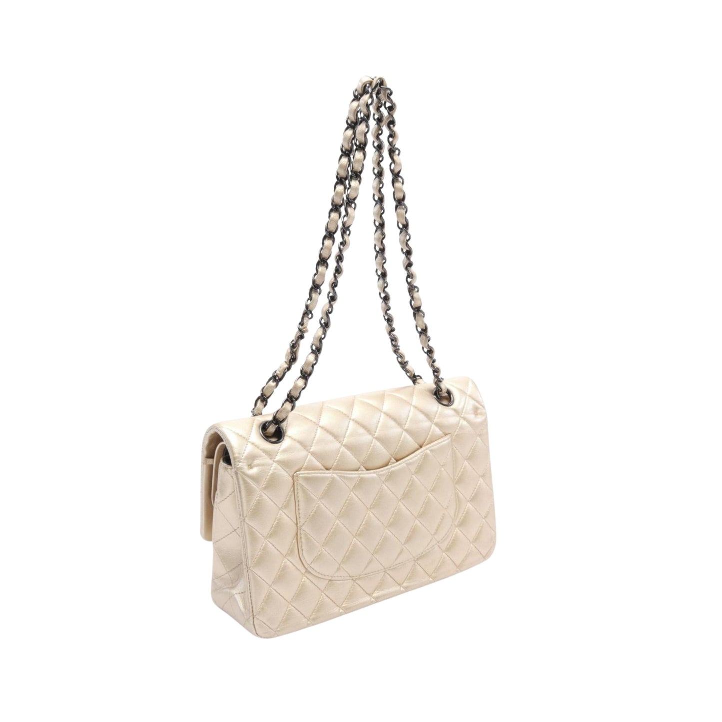 Chanel Timeless 26 Gold Leather Shoulder Bag