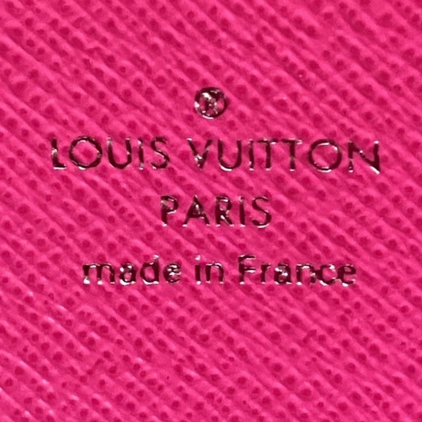 Louis Vuitton Zippy Pink Leather Wallet Accessories