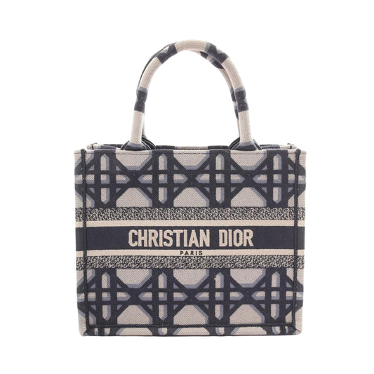 Dior Book Tote Navy Canvas Tote Bag