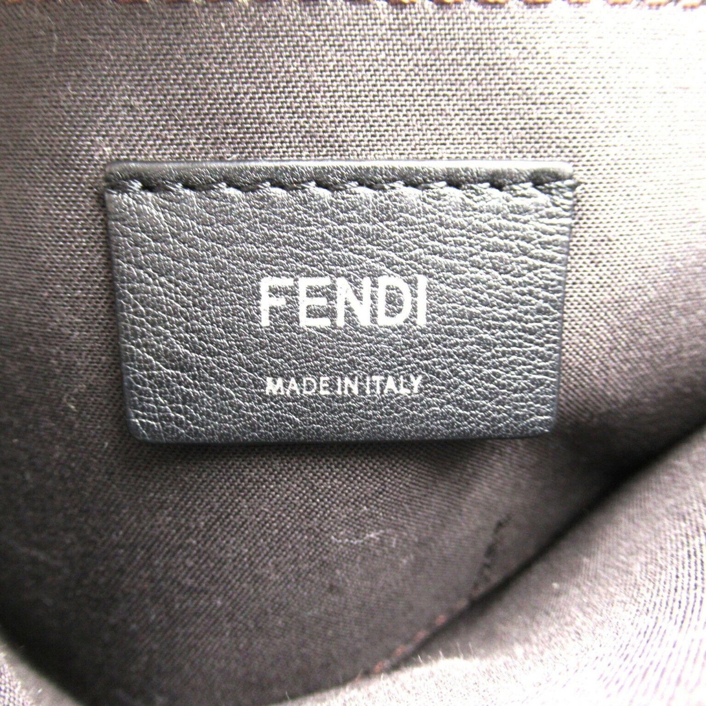 Fendi Back to school Grey Leather Backpack Bag