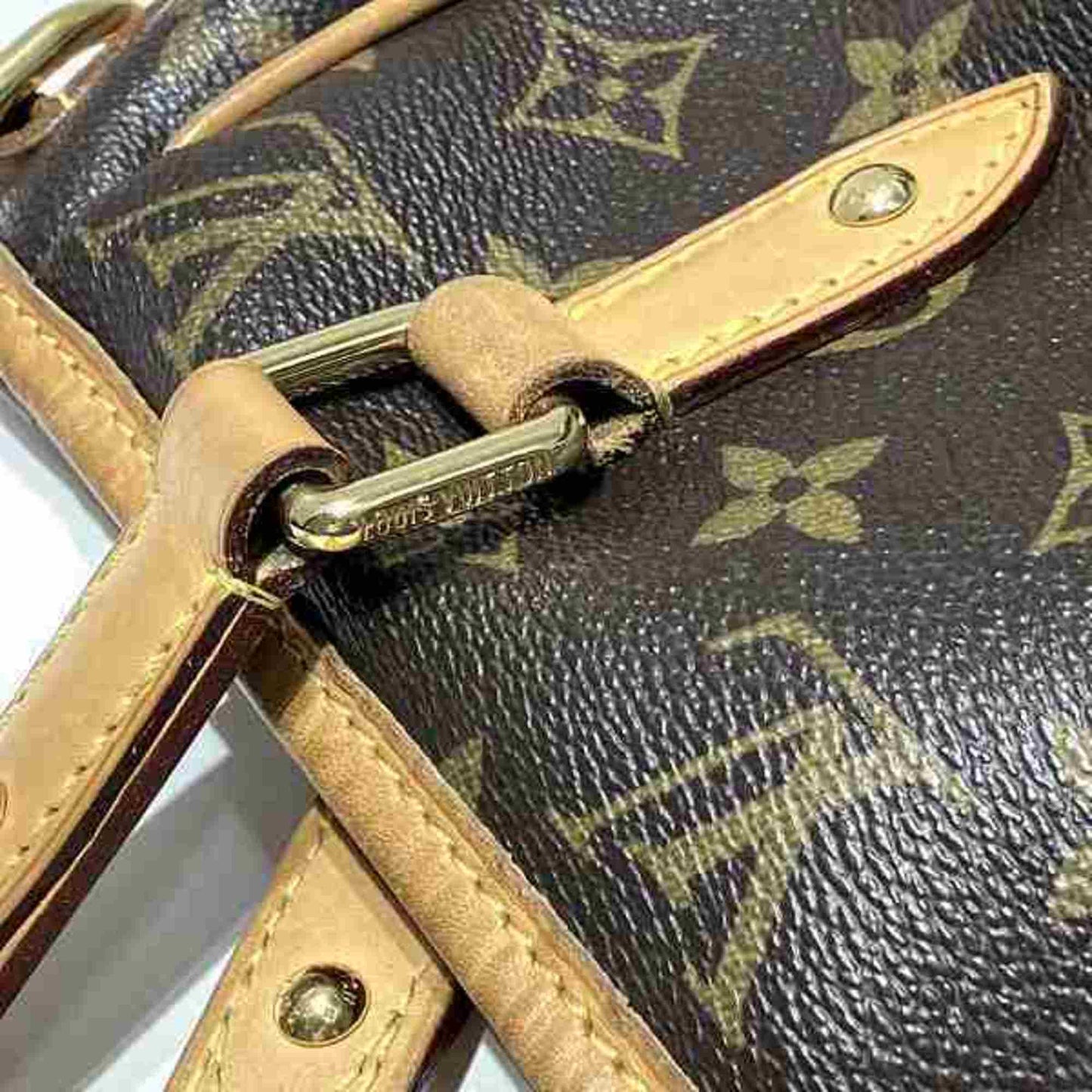 Louis Vuitton Estrela Brown Canvas Shoulder Bag