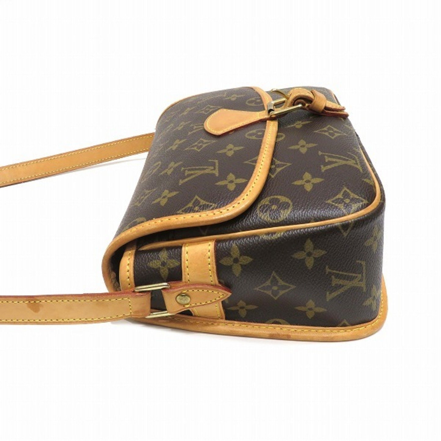 Louis Vuitton Sologne Brown Canvas Shoulder Bag