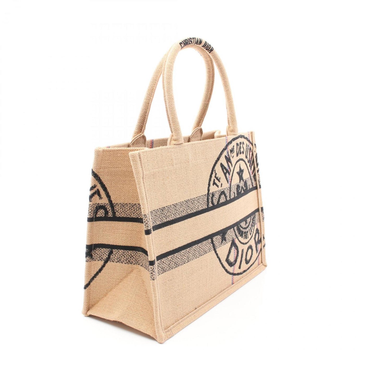 Dior Book Tote Beige Canvas Tote Bag