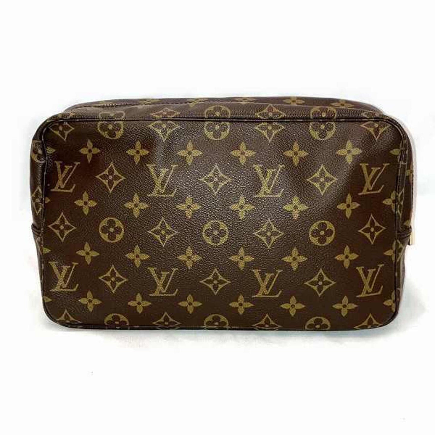 Louis Vuitton Trousse Toilette 28 Brown Canvas Clutch Bag