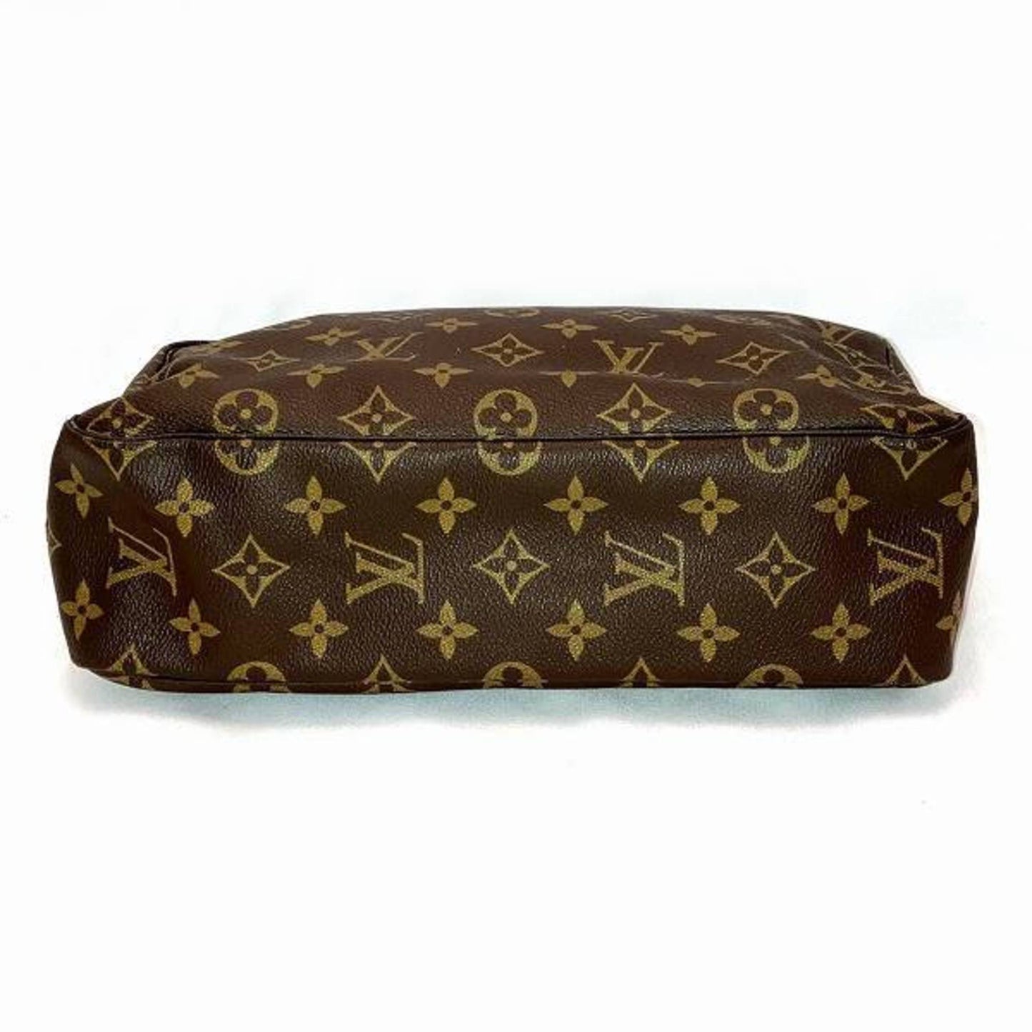 Louis Vuitton Trousse Toilette 28 Brown Canvas Clutch Bag