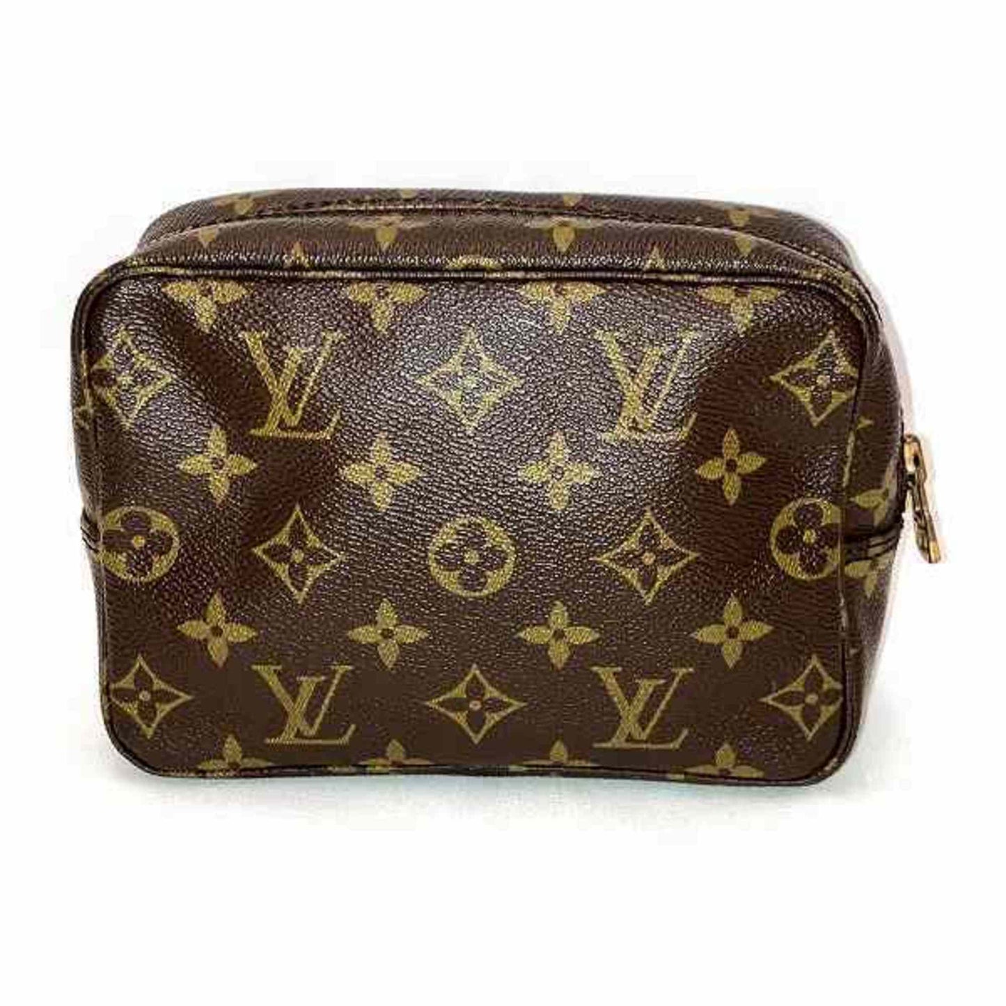 Louis Vuitton Trousse de Toilette 18 Brown Canvas Clutch Bag