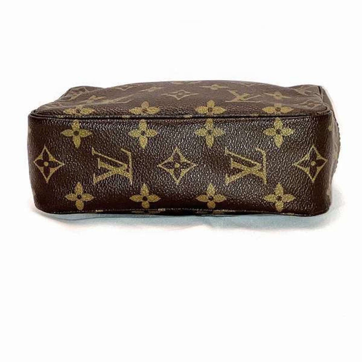 Louis Vuitton Trousse de Toilette 18 Brown Canvas Clutch Bag