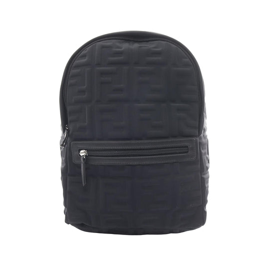 Fendi FF Black Synthetic Backpack Bag