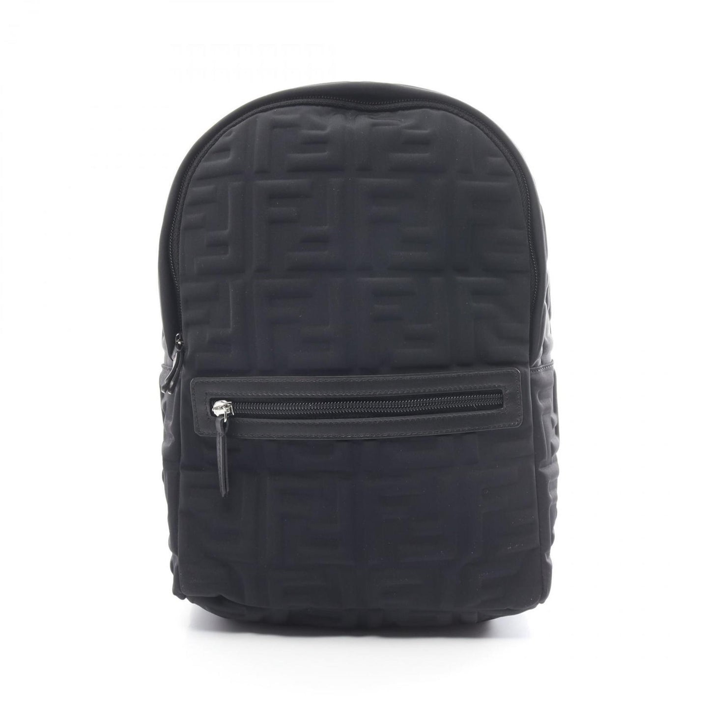 Fendi FF Black Synthetic Backpack Bag