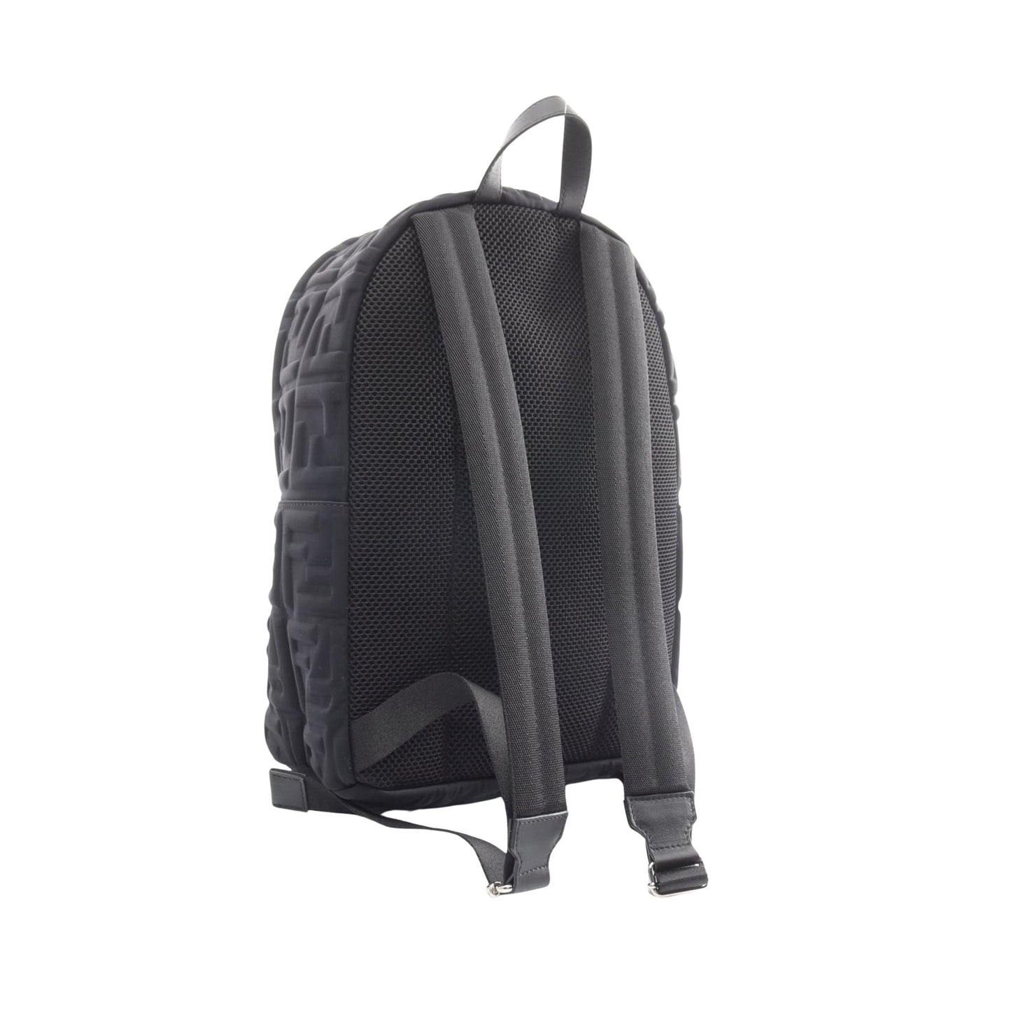 Fendi FF Black Synthetic Backpack Bag